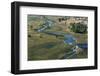 Aerial view of the Okavango Delta, Botswana, Africa-Sergio Pitamitz-Framed Photographic Print