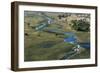 Aerial view of the Okavango Delta, Botswana, Africa-Sergio Pitamitz-Framed Photographic Print