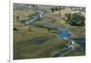 Aerial view of the Okavango Delta, Botswana, Africa-Sergio Pitamitz-Framed Photographic Print