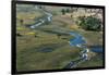 Aerial view of the Okavango Delta, Botswana, Africa-Sergio Pitamitz-Framed Photographic Print