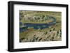 Aerial view of the Okavango Delta, Botswana, Africa-Sergio Pitamitz-Framed Photographic Print