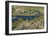 Aerial view of the Okavango Delta, Botswana, Africa-Sergio Pitamitz-Framed Photographic Print