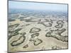 Aerial view of the Okavango Delta during drought conditions in early fall, Botswana-Michael Nolan-Mounted Photographic Print