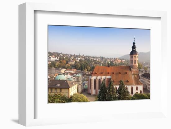 Aerial View of the Old Town with Stiftskirche Collegiate Church-Markus-Framed Photographic Print