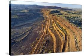 Aerial view of the Outback mines in Australia-John Gollings-Stretched Canvas