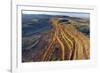 Aerial view of the Outback mines in Australia-John Gollings-Framed Photo