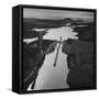 Aerial View of the Panama Canal-Thomas D^ Mcavoy-Framed Stretched Canvas