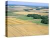 Aerial View of the Pays Du Saulnois, Regional Natural Park of Lorraine, Moselle, Lorraine, France-Bruno Barbier-Stretched Canvas