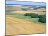 Aerial View of the Pays Du Saulnois, Regional Natural Park of Lorraine, Moselle, Lorraine, France-Bruno Barbier-Mounted Photographic Print