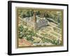 Aerial View of the Peace Palace at Den Haag (The Hague). it Was Paid for by Andrew Carnegie-null-Framed Art Print