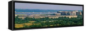 Aerial View of the Pentagon, Arlington, Virginia, USA-null-Framed Stretched Canvas
