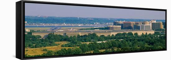 Aerial View of the Pentagon, Arlington, Virginia, USA-null-Framed Stretched Canvas