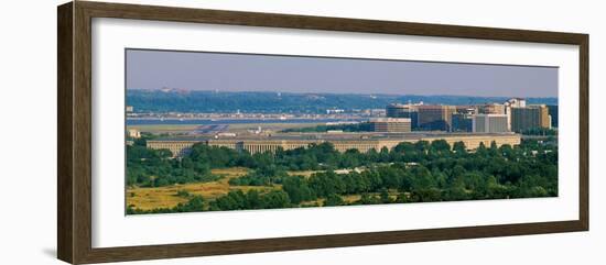 Aerial View of the Pentagon, Arlington, Virginia, USA-null-Framed Photographic Print