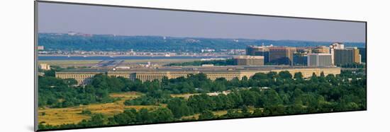 Aerial View of the Pentagon, Arlington, Virginia, USA-null-Mounted Photographic Print
