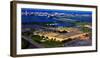 Aerial view of The Pentagon at dusk, Washington DC, USA-null-Framed Photographic Print