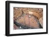 Aerial View of the Piazza Del Campo, Siena, Tuscany, Italy as Seen through a Wide Angle Lens from T-Mihai-Bogdan Lazar-Framed Photographic Print