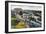 Aerial View of the Pike - Long Beach, CA-Lantern Press-Framed Art Print