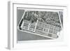 Aerial View of the Plan of the Jardin Des Plantes in Paris, 1842-null-Framed Giclee Print