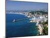 Aerial View of the Port, Nice, France-Charles Sleicher-Mounted Photographic Print