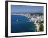 Aerial View of the Port, Nice, France-Charles Sleicher-Framed Photographic Print