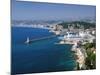 Aerial View of the Port, Nice, France-Charles Sleicher-Mounted Photographic Print