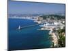 Aerial View of the Port, Nice, France-Charles Sleicher-Mounted Photographic Print