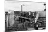 Aerial View of the Pulp and Lumber Mills - Shelton, WA-Lantern Press-Mounted Art Print