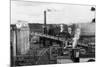 Aerial View of the Pulp and Lumber Mills - Shelton, WA-Lantern Press-Mounted Premium Giclee Print