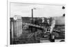 Aerial View of the Pulp and Lumber Mills - Shelton, WA-Lantern Press-Framed Art Print