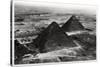 Aerial View of the Pyramids of Giza, Egypt, from a Zeppelin, 1931-null-Stretched Canvas