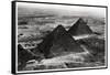 Aerial View of the Pyramids of Giza, Egypt, from a Zeppelin, 1931-null-Framed Stretched Canvas