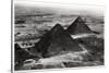 Aerial View of the Pyramids of Giza, Egypt, from a Zeppelin, 1931-null-Stretched Canvas