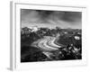 Aerial View of the Ruth Glacier and the Alaska Range on a Sightseeing Flight from Talkeetna, Alaska-Timothy Mulholland-Framed Photographic Print