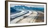 Aerial View of the Ruth Glacier and the Alaska Range on a Sightseeing Flight from Talkeetna, Alaska-Timothy Mulholland-Framed Photographic Print