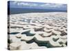 Aerial View of the Sand Dunes at the Lencois Maranhenses National Park, Brazil-null-Stretched Canvas