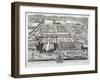 Aerial View of the Seat of the Dukes of Beaufort, Chelsea, London, C1720-Johannes Kip-Framed Giclee Print