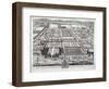 Aerial View of the Seat of the Dukes of Beaufort, Chelsea, London, C1720-Johannes Kip-Framed Giclee Print