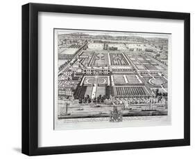 Aerial View of the Seat of the Dukes of Beaufort, Chelsea, London, C1720-Johannes Kip-Framed Giclee Print