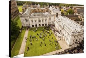 Aerial View of the Senate House of the University of Cambridge in England-Carlo Acenas-Stretched Canvas