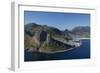 Aerial View of the Sentinel and Hout Bay, Cape Town, South Africa-David Wall-Framed Photographic Print