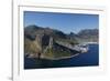 Aerial View of the Sentinel and Hout Bay, Cape Town, South Africa-David Wall-Framed Photographic Print