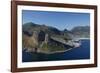 Aerial View of the Sentinel and Hout Bay, Cape Town, South Africa-David Wall-Framed Photographic Print