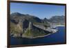 Aerial View of the Sentinel and Hout Bay, Cape Town, South Africa-David Wall-Framed Photographic Print