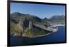 Aerial View of the Sentinel and Hout Bay, Cape Town, South Africa-David Wall-Framed Photographic Print