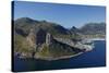 Aerial View of the Sentinel and Hout Bay, Cape Town, South Africa-David Wall-Stretched Canvas