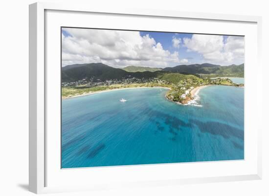 Aerial View of the Small Peninsula That Houses Carlisle Resorts-Roberto Moiola-Framed Photographic Print