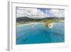 Aerial View of the Small Peninsula That Houses Carlisle Resorts-Roberto Moiola-Framed Photographic Print