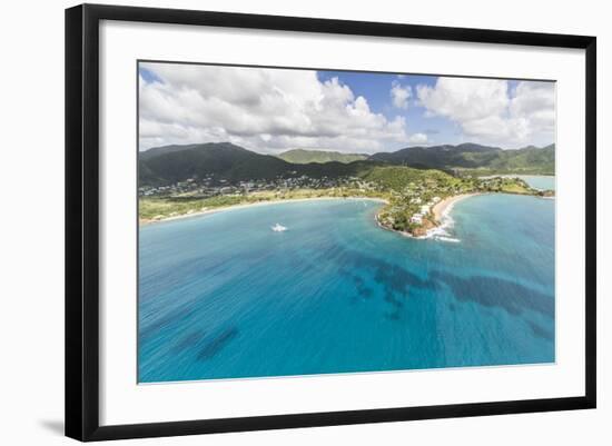 Aerial View of the Small Peninsula That Houses Carlisle Resorts-Roberto Moiola-Framed Photographic Print