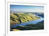 Aerial View of the Snake River in Eastern Washington-Ben Herndon-Framed Photographic Print