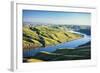 Aerial View of the Snake River in Eastern Washington-Ben Herndon-Framed Photographic Print